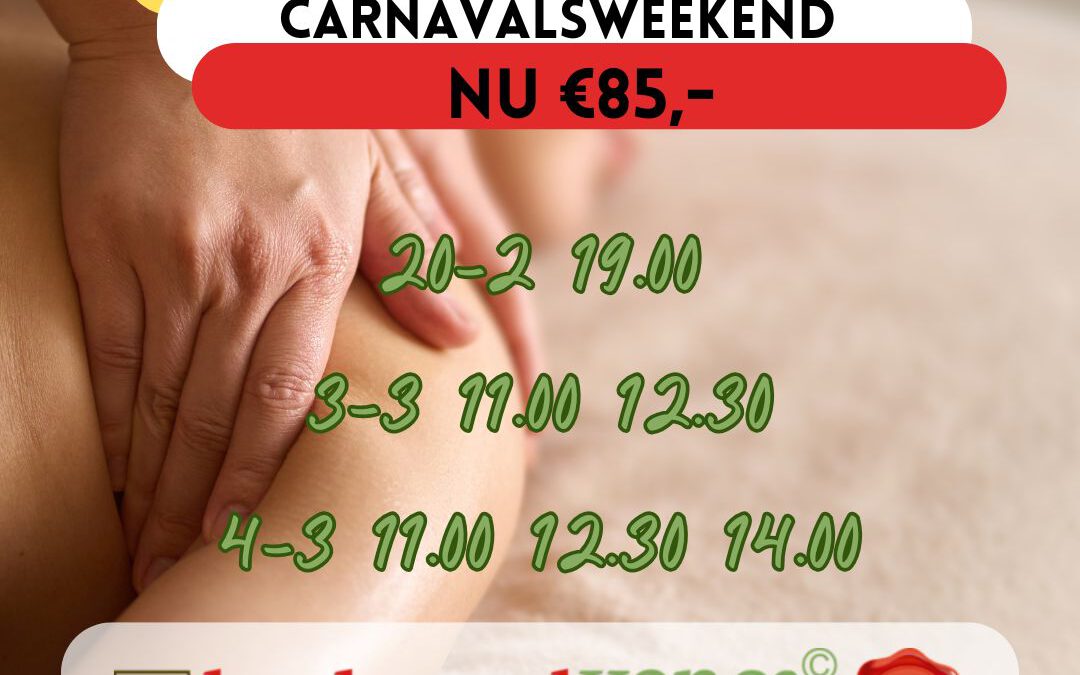 Carnavals Glow Deals bij Huidkracht